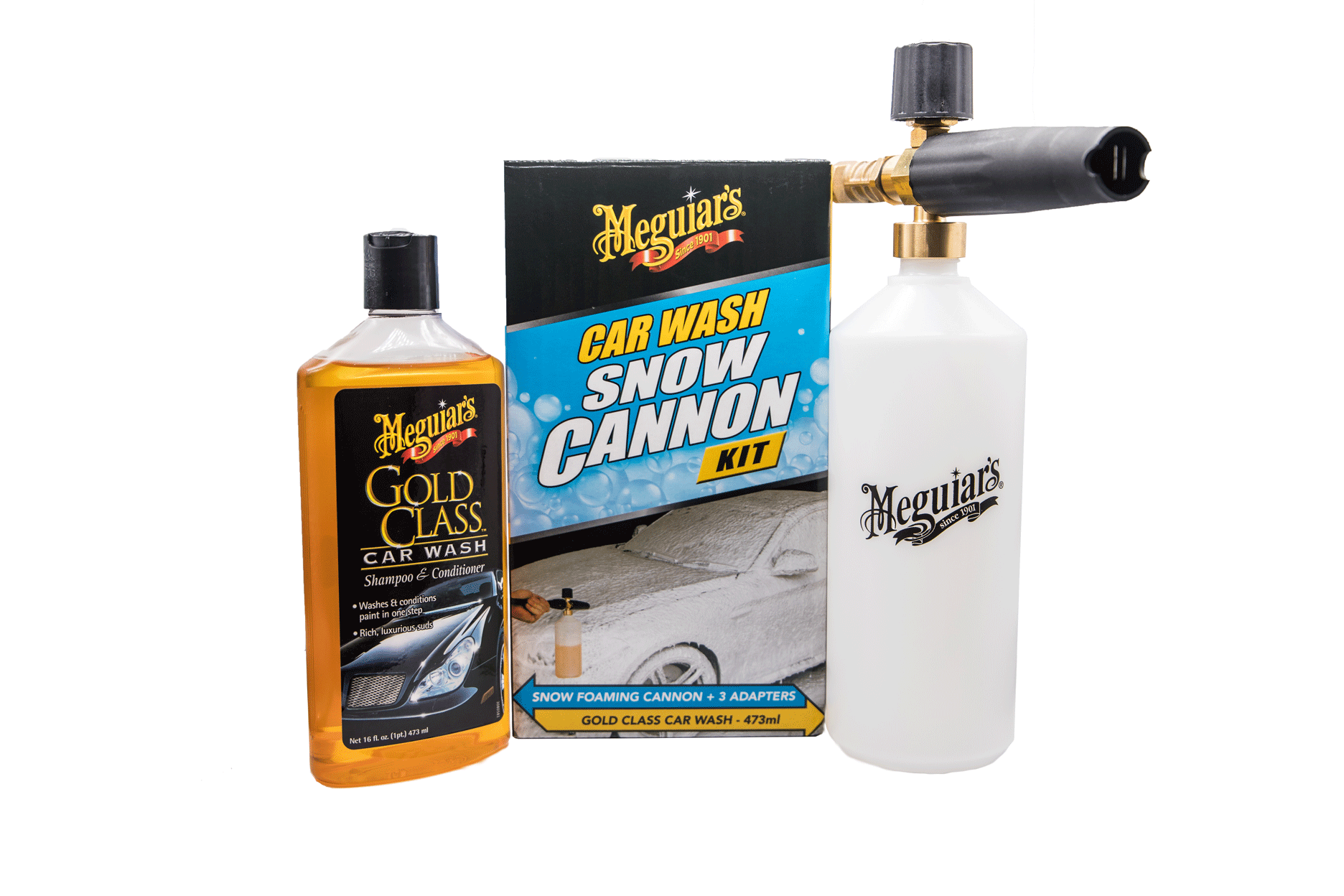 Kit de savon de lavage de voiture Canon à mousse et gallon