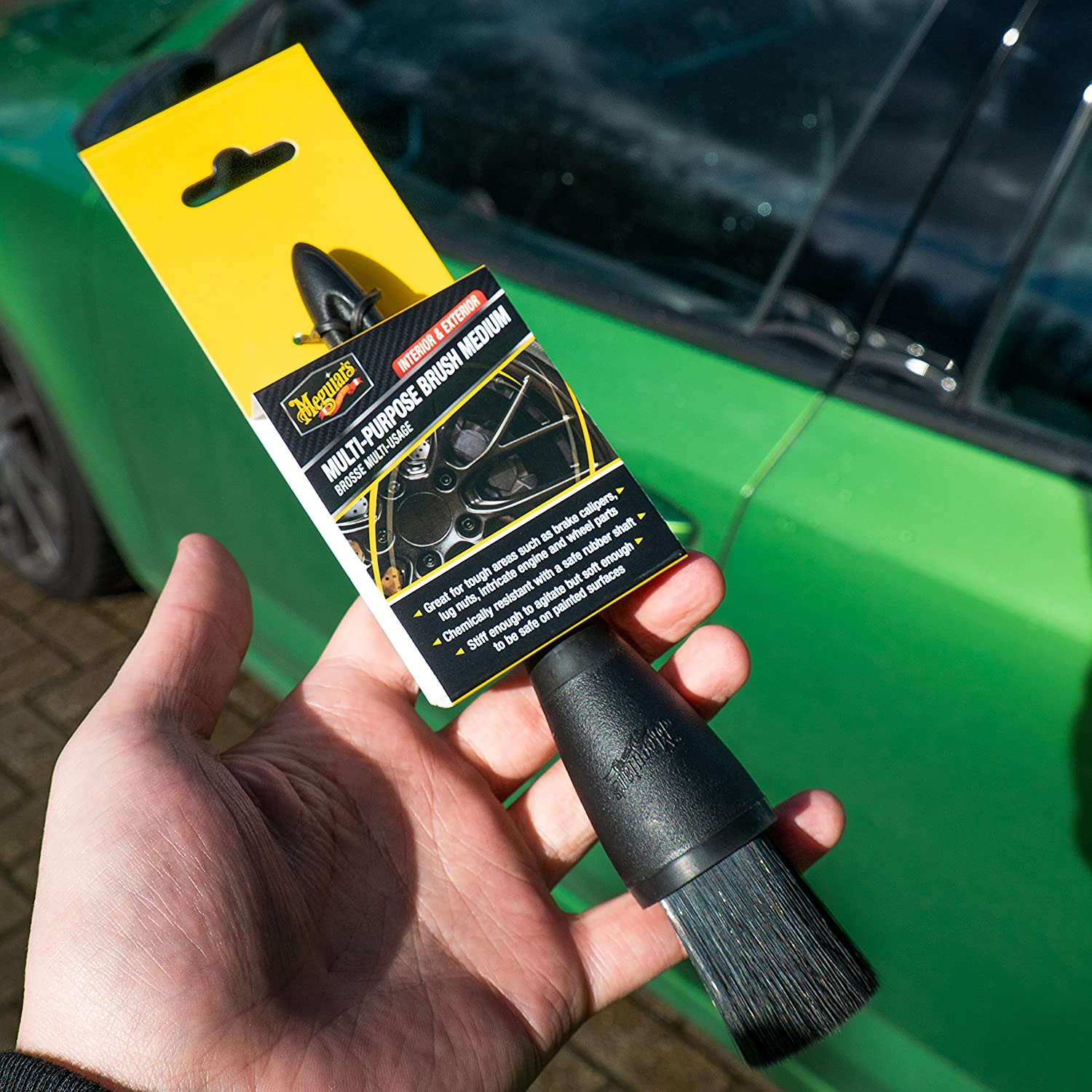 Brosse Multiusages Pour Jante 310 Mm - Brosse Nettoyage Jantes Voiture Vikan - Poils Doux Et Ergonomique