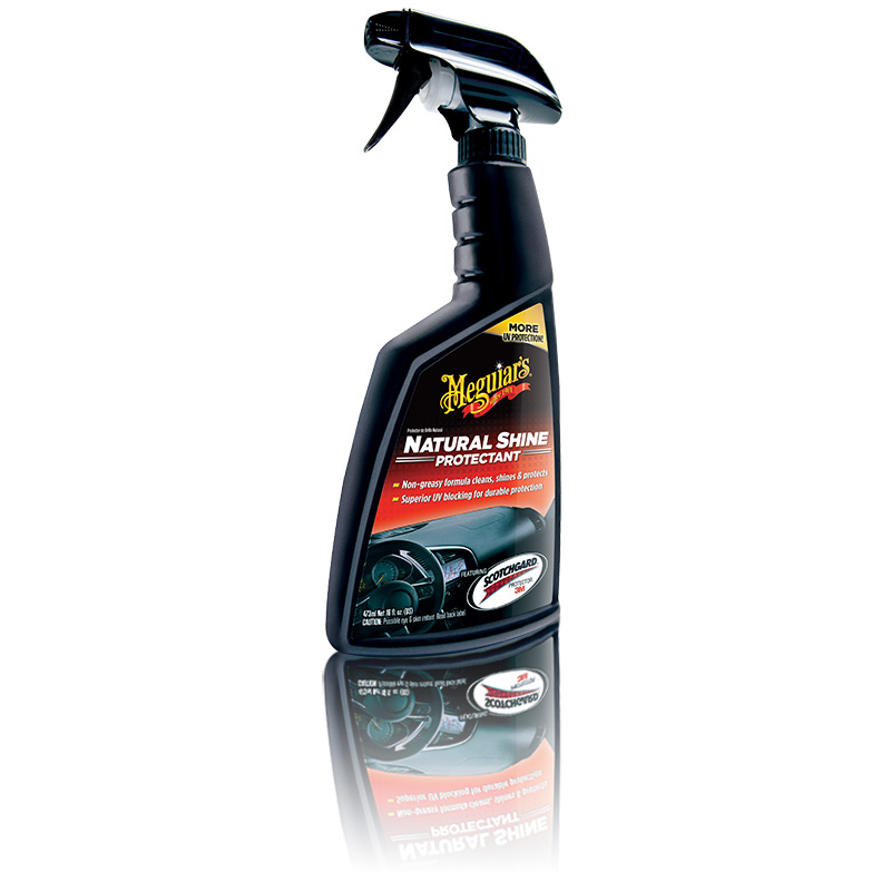 Produit pour nettoyer les plastiques de voiture, nettoyant de plastique  auto Natural Shine : Meguiar's