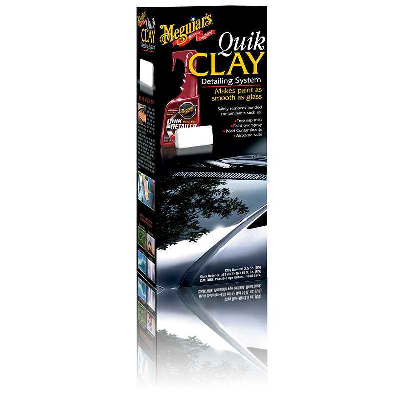 Gomme de nettoyage Quik Clay, gomme voiture et produit de nettoyage  Brillance Eclair : Meguiar's