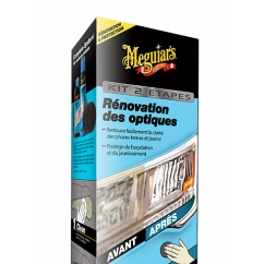 Meguiars Kit Rénovation d’optiques 2 étapes Autres surfaces