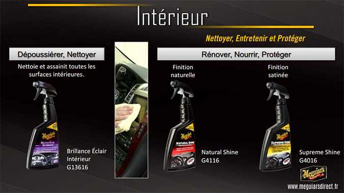 Produit pour vitre voiture, nettoyant de vitre de voiture, produit de  nettoyage des vitres : Meguiar's Direct