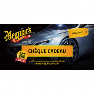 meguiars cheque cadeau recto