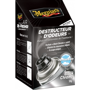 Meguiar's Direct : Eliminateur d'odeur senteur black chrome