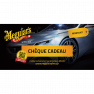 meguiars cheque cadeau recto